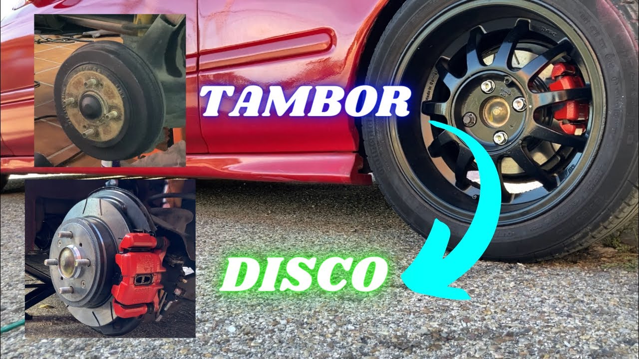⚠️ Conversión de TAMBOR a FRENOS de DISCO traseros / HONDA CIVIC COUPE 96  - 00