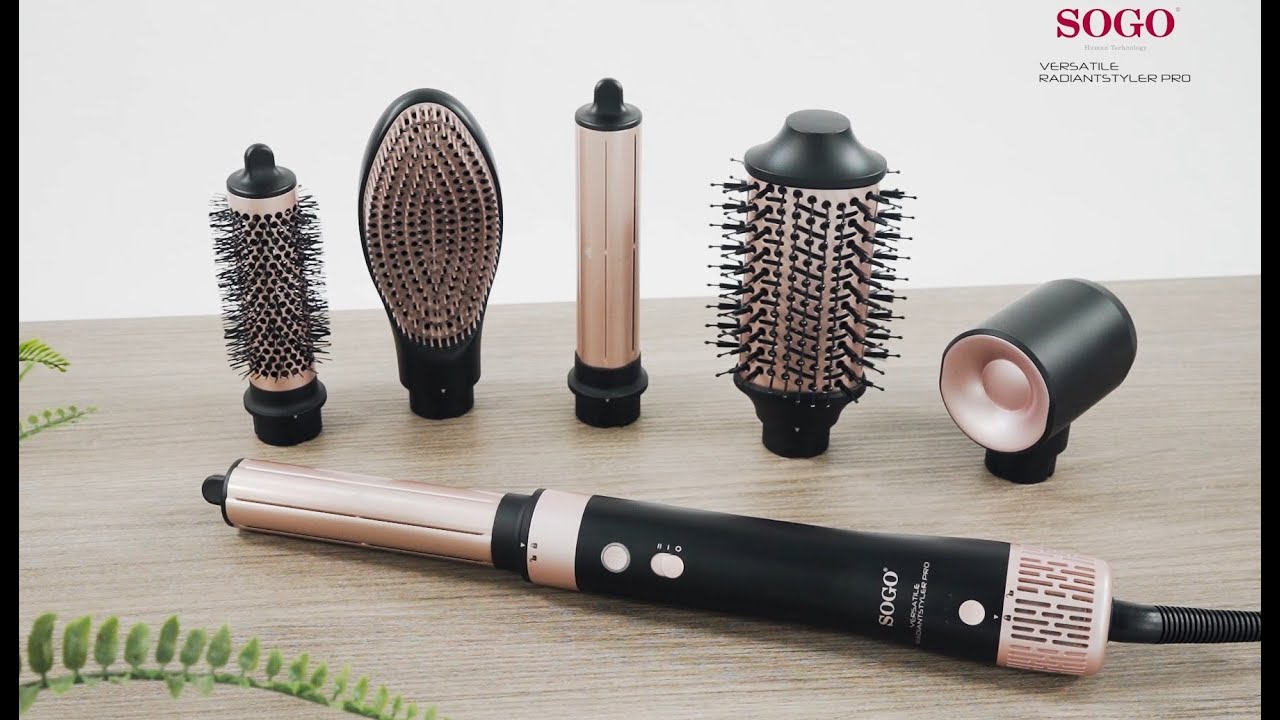 SOGO SEC-SS-3730 SET DE ESTILIZADOR PARAEL CABELLO 5 EN 1 |  5 IN 1HAIR STYLER SET  1400W