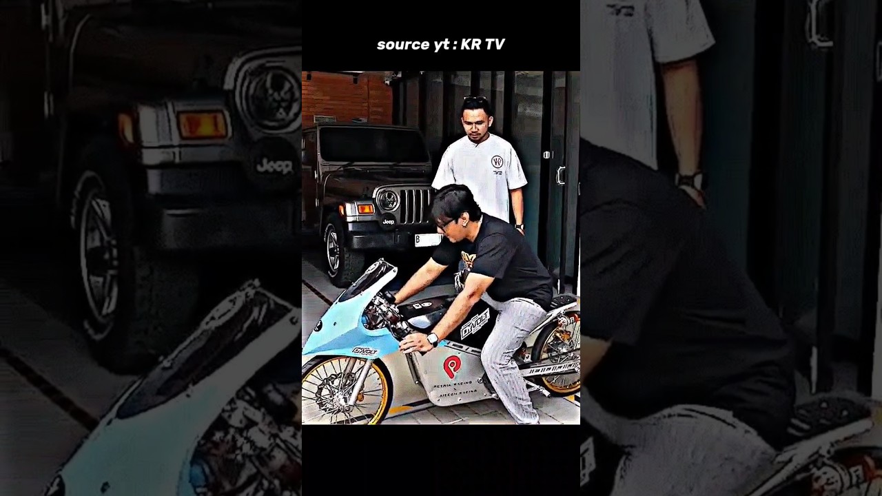 Ketika Andre Taulany Nyobain Motor Drag Listrik Kenceng Banget Cuy  #motovlog #viral