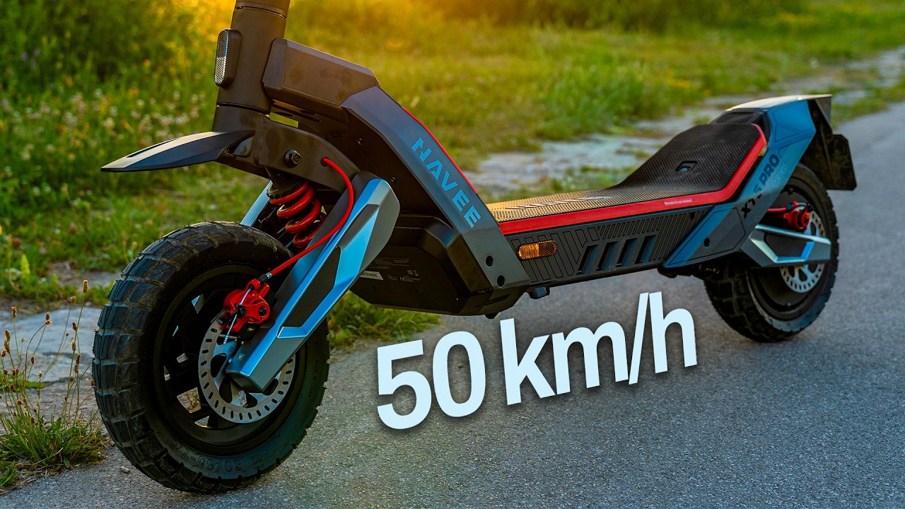 Обзор Navee XT5 Pro &mdash; электросамокат с мощностью 2200 Вт и скоростью 50 км/ч!