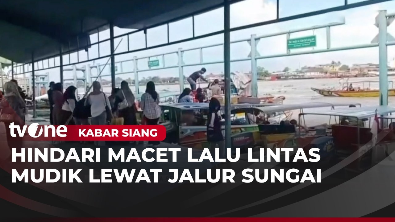 Hindari Macet, Warga Memilih Mudik Melalui Sungai Musi | Kabar Siang
