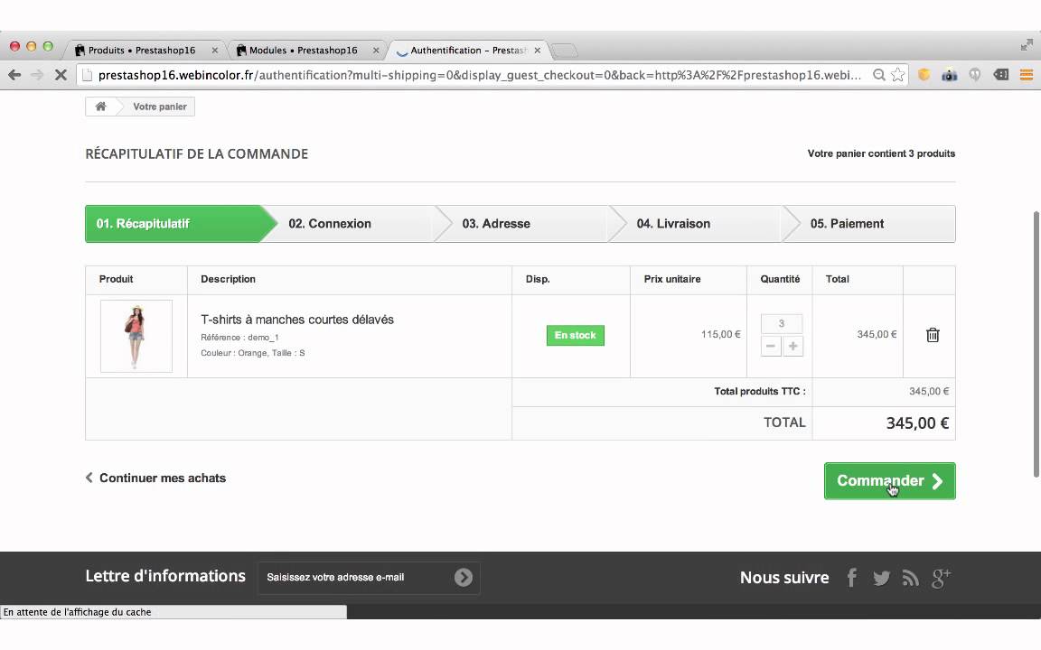 Démonstration du module gestion avancée du stock des packs pour Prestashop