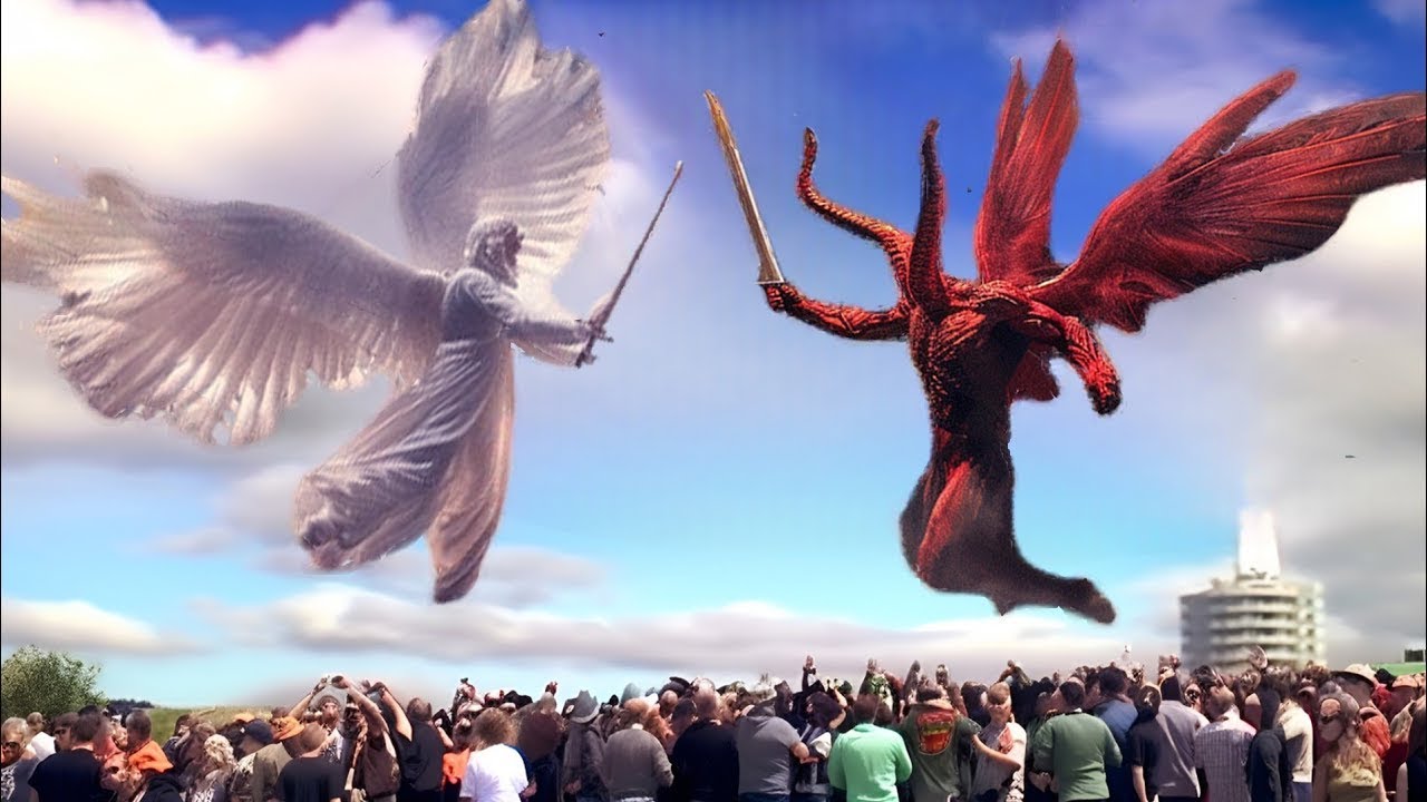 In 2040, DUMNEZEU Trimite Un Inger Si Un Demon De Prim Rang Pentru A-l Proteja Pe Antihrist