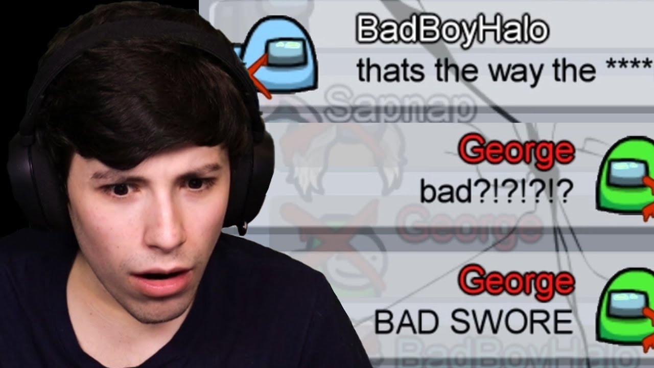 BadBoyHalo Swearing In Among Us!