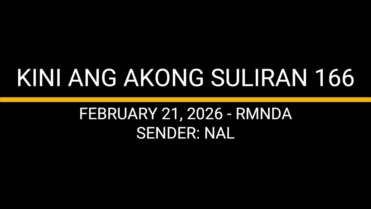 KINI ANG AKONG SULIRAN 166 - NAL