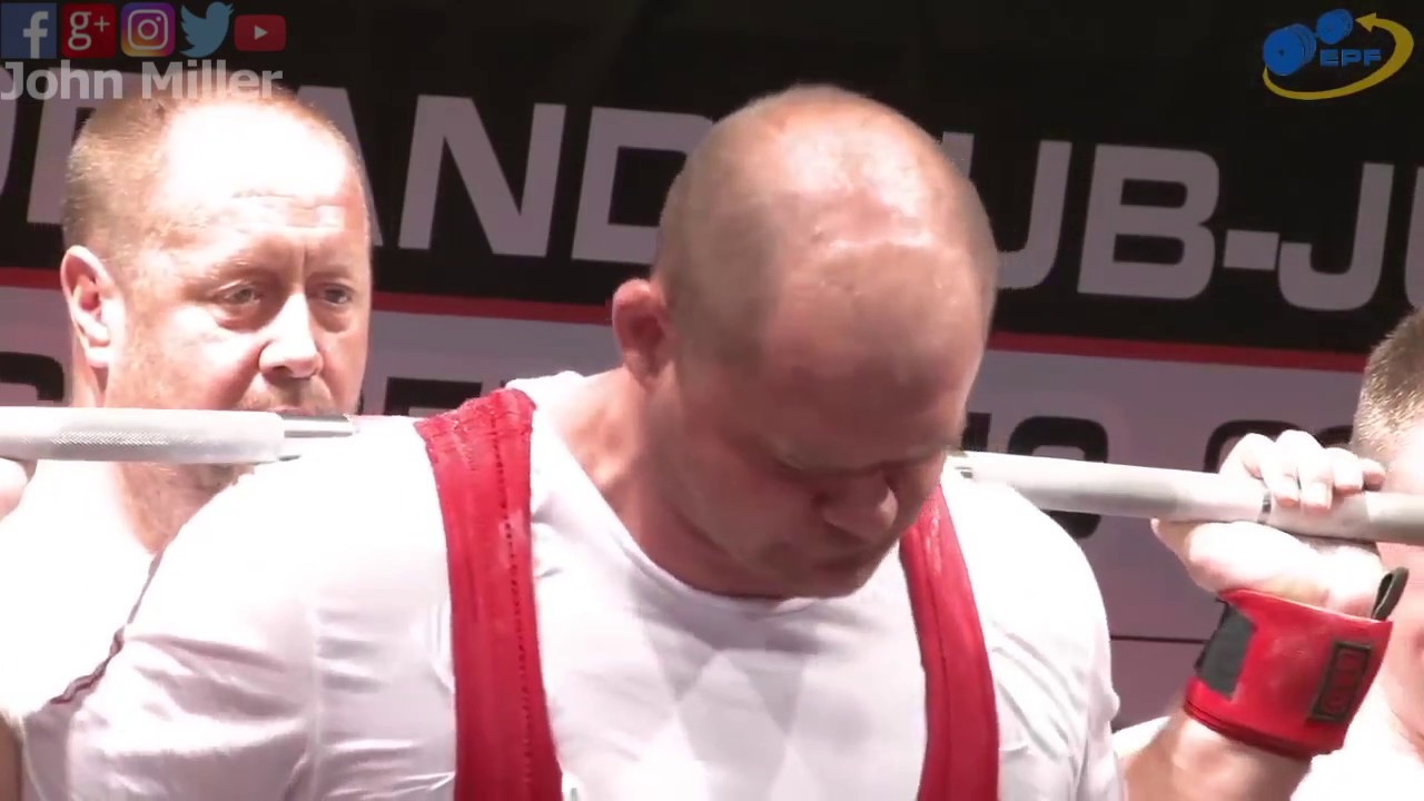 Tony Cliffe - 1055kg 1st Place 120kg - European Open Powerlifting Championship 2018