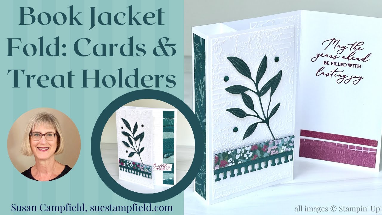 June Crafternoon: Book Jacket Fold Cards & Treat Holders