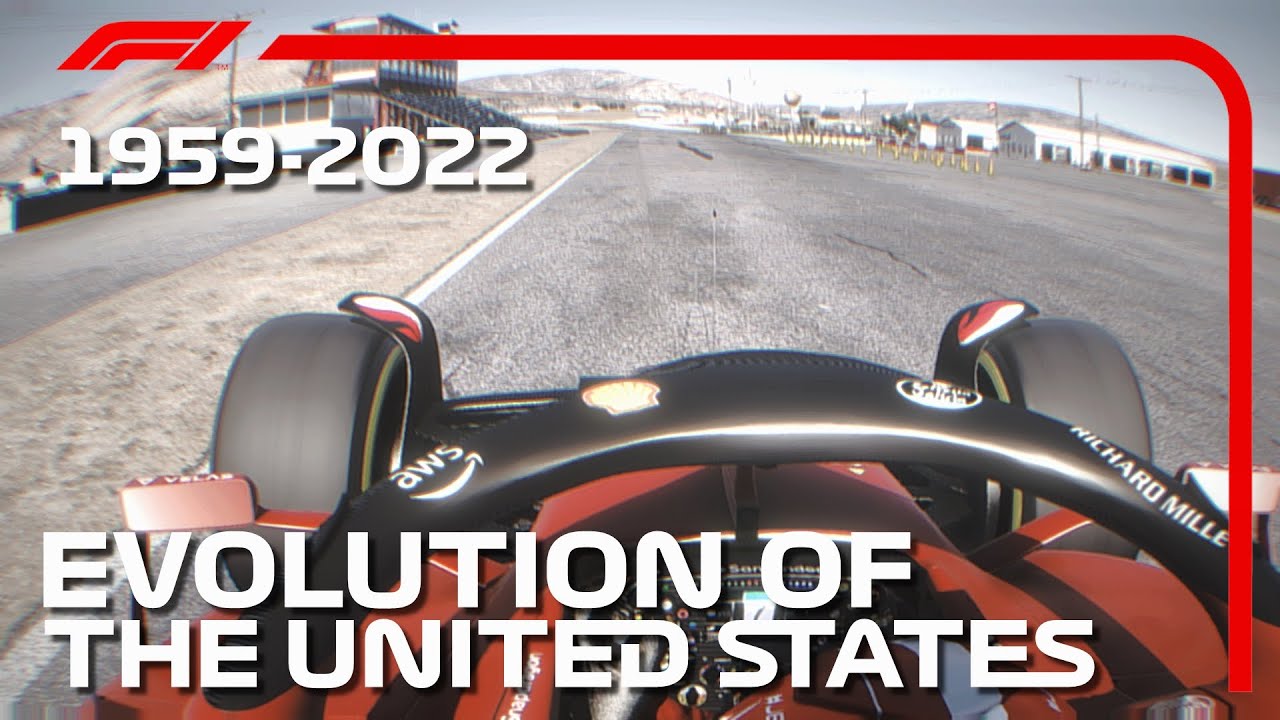 Evolution Of The United States F1 1959 - 2022