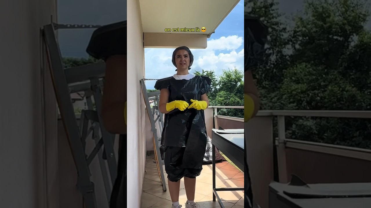 j&rsquo;ai r&eacute;nov&eacute; un balcon 😎 #balcon #r&eacute;nover #nettoyage