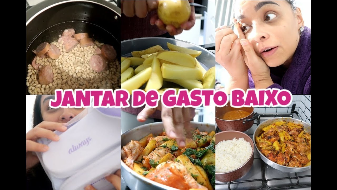 JANTAR de BAIXO CUSTO MUITO GOSTOSO | RECEBIDOS | SOBRANCELHA