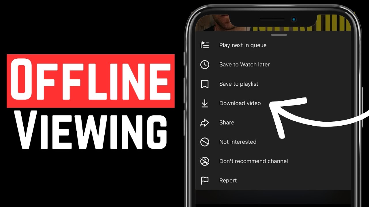 How to Download YouTube Videos To View Offline - YouTube Mobile App