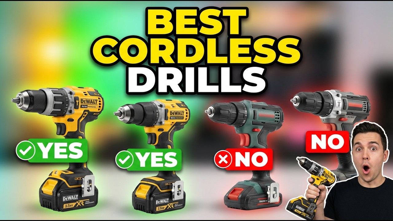 ✅Best Budget Cordless Drill - Cordless Drill Reviews