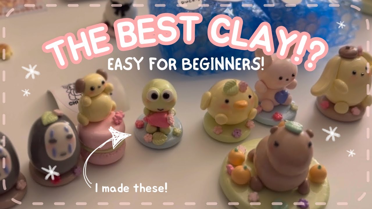 THE BEST BEGINNER CLAY? Crayola Model Magic Review 🌸
