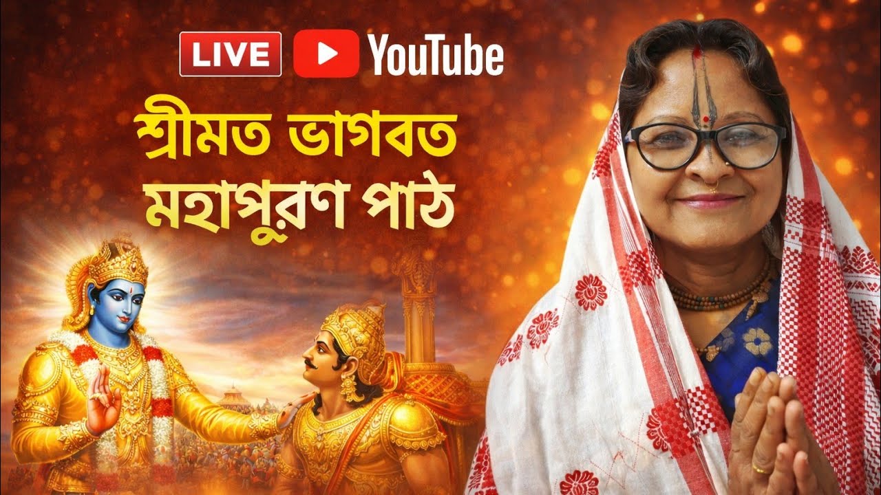🔴 শ্রীমৎ ভাগবত মহাপুরাণ পাঠ 🙏