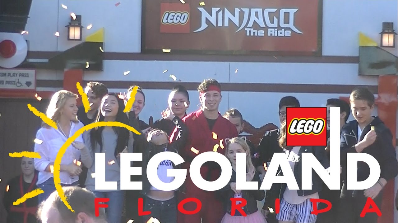 Торжественная церемония открытия парка развлечений Ninjago Legoland во Флориде