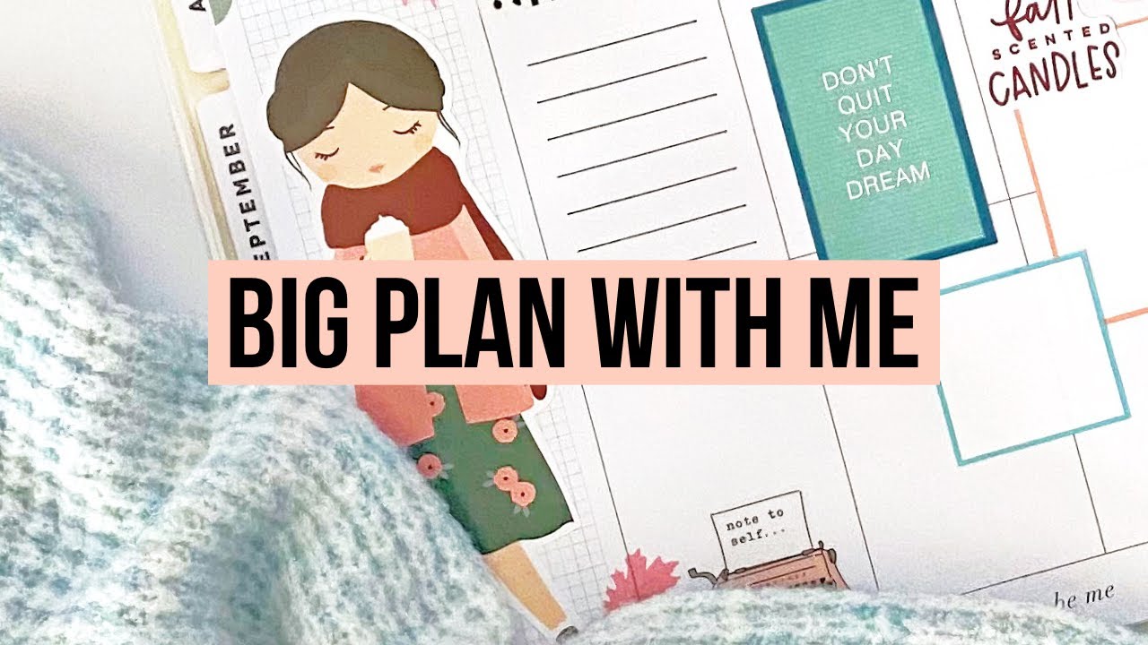 Plan With Me // Big Happy Planner // Homebody Seasons Sticker Book // October 5-11, 2020