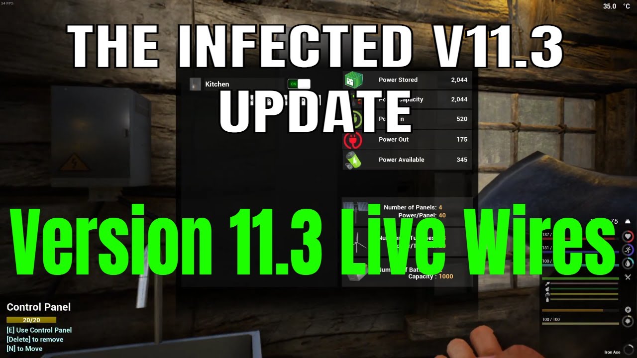 The Infected V11.3 UPDATE! We Have Wiring!