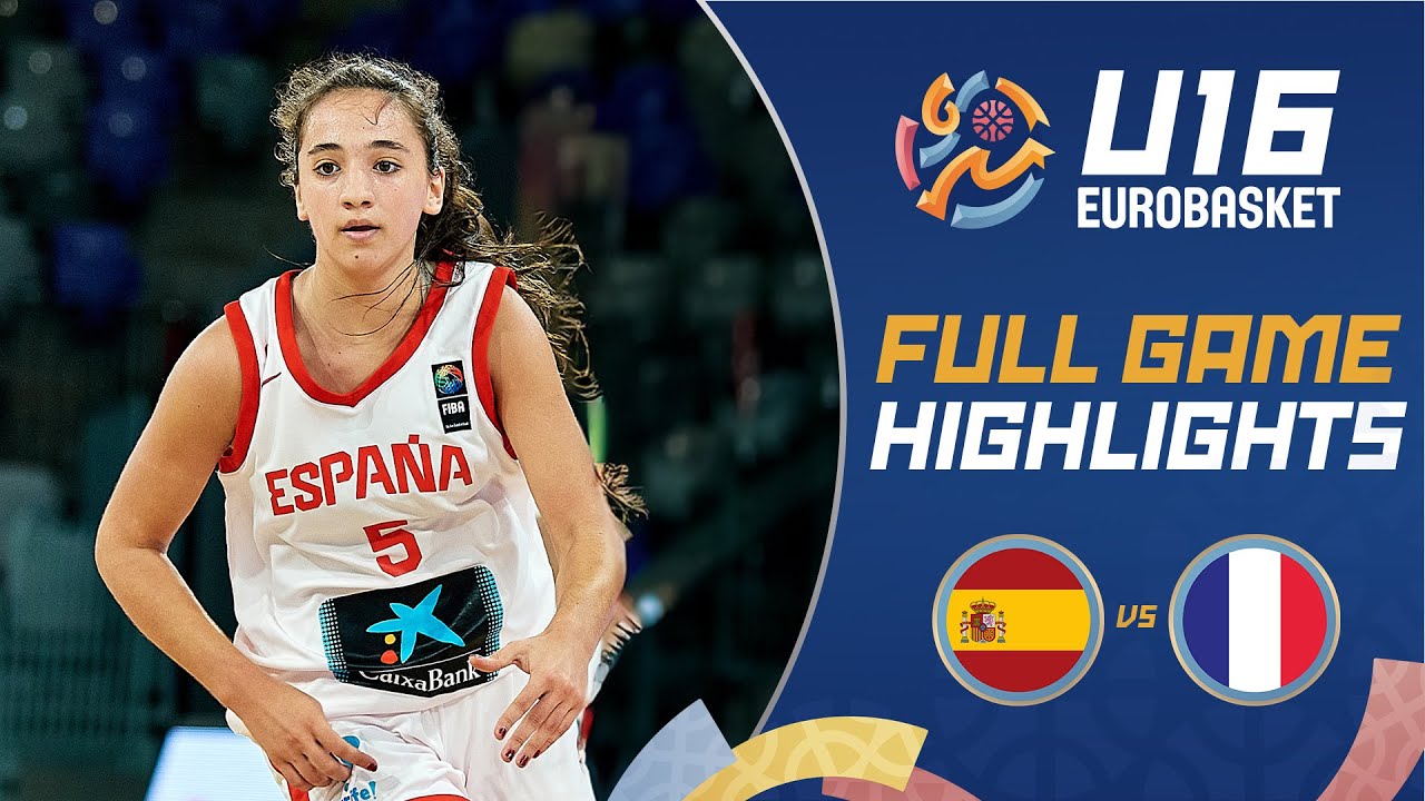 Quarter-Finals: Spain 🇪🇸 vs France 🇫🇷 | Highlights | FIBA U16 Women's EuroBasket 2025