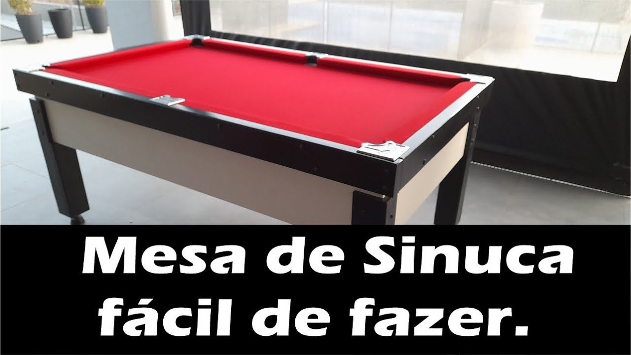 Ep11-DIY-Mesa de Sinuca feita em casa-Fácil de fazer