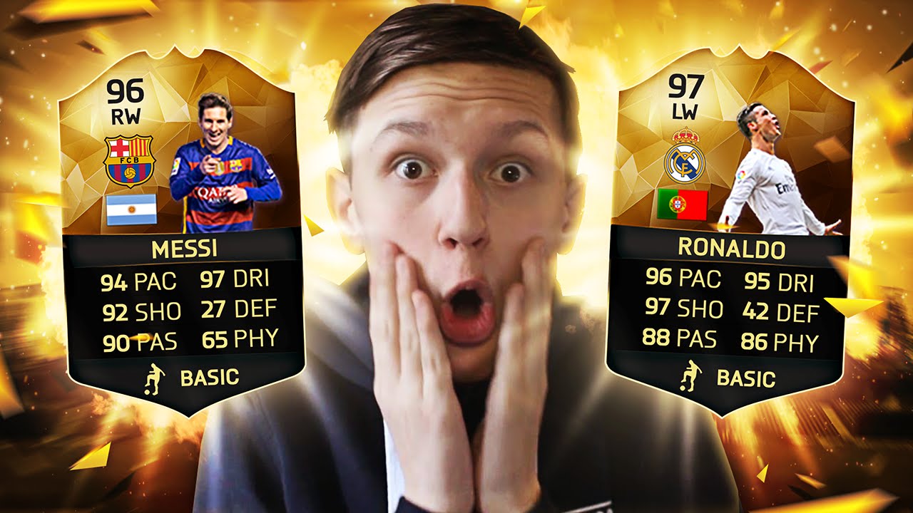 OMGGG I GOT INFORM MESSI AND TIF RONALDO!!!!! - (FIFA 16 Ultimate Team)