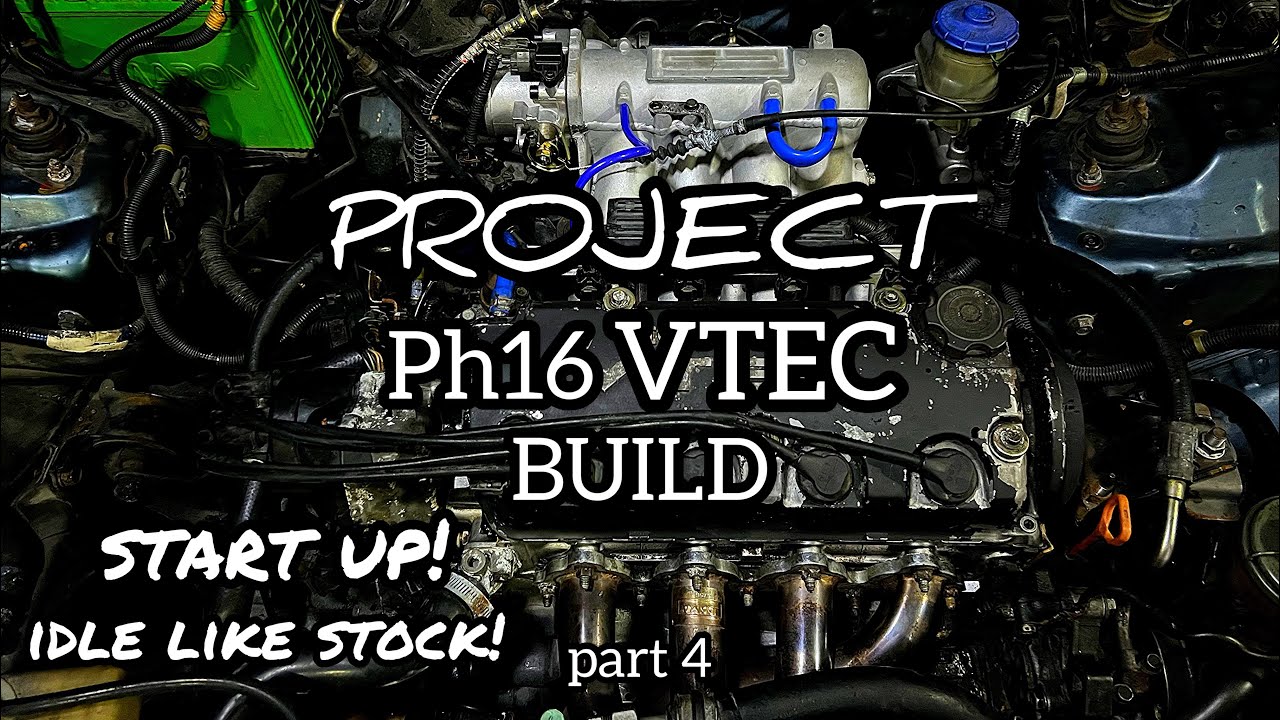 Honda Civic VTi D16z6 Crower All Motor Build Start-up part 4