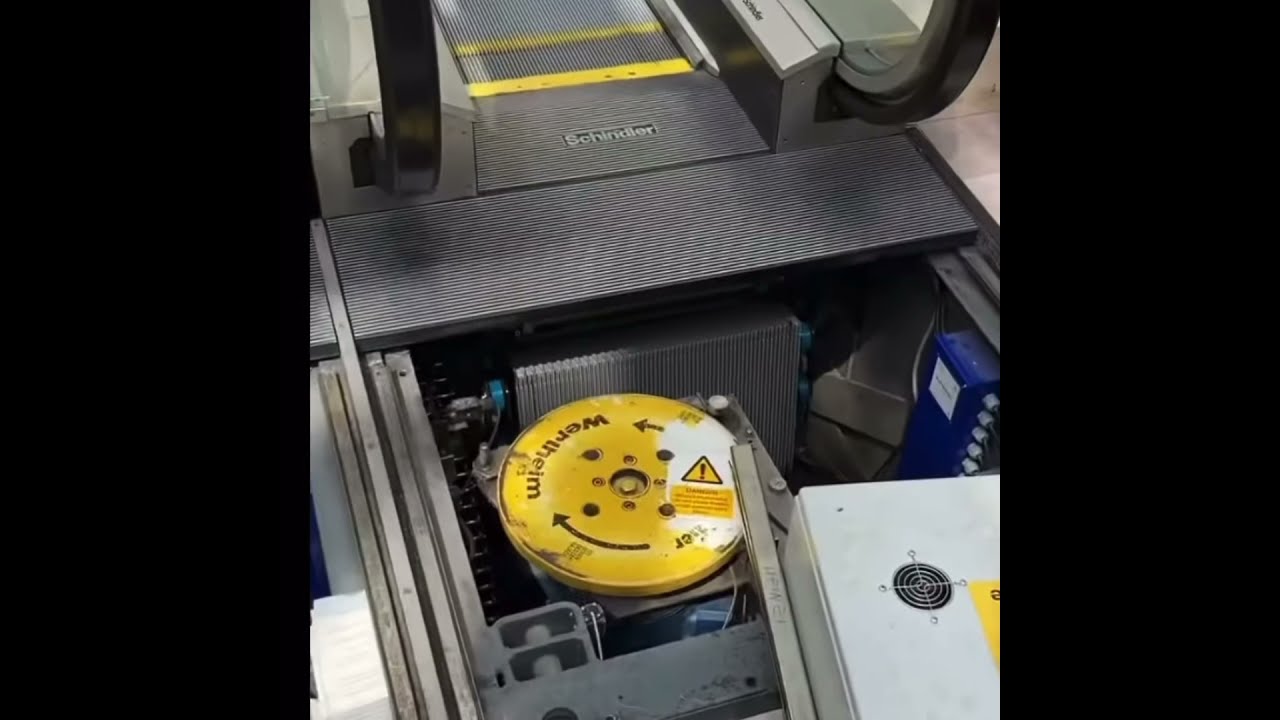 Escalator View In motion