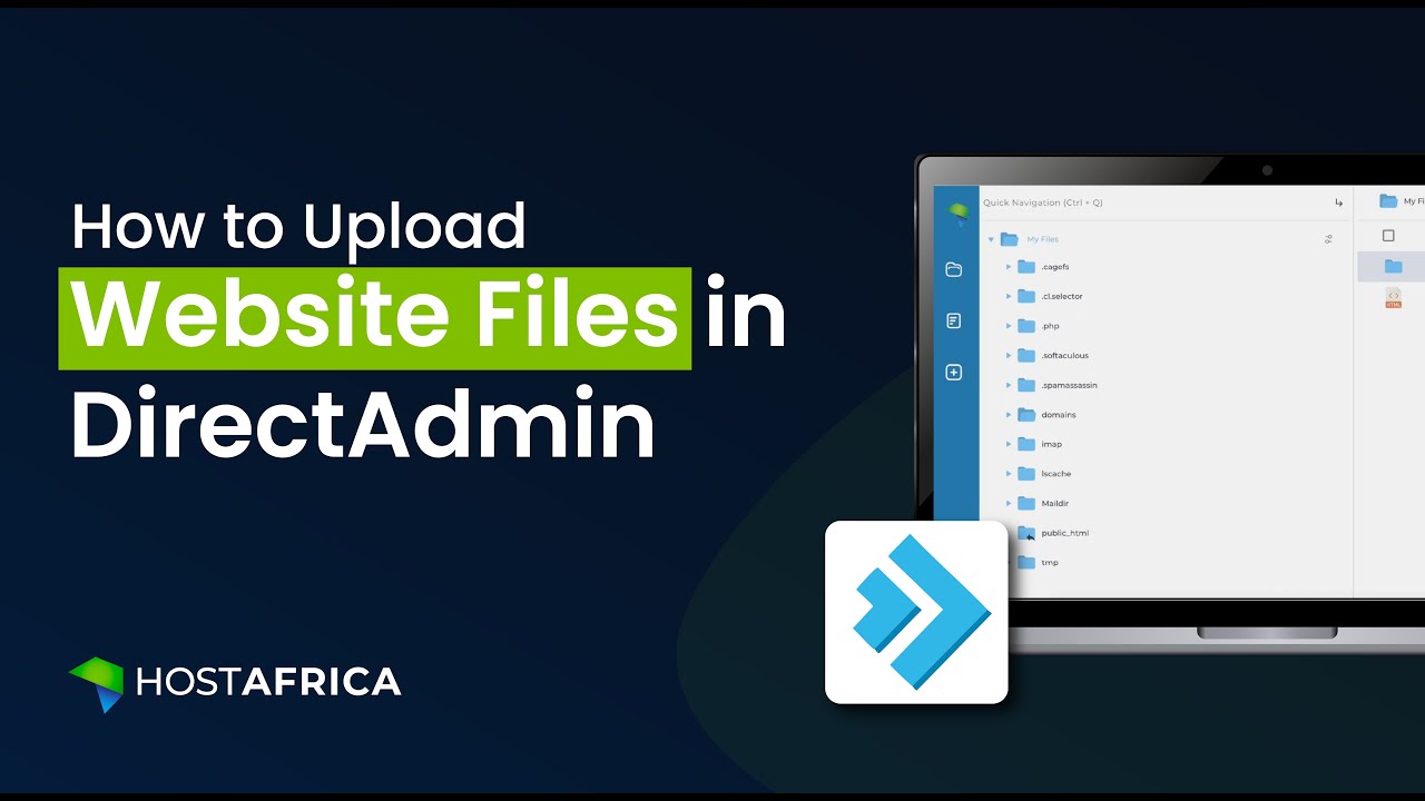 How to Upload Website files in DirectAdmin