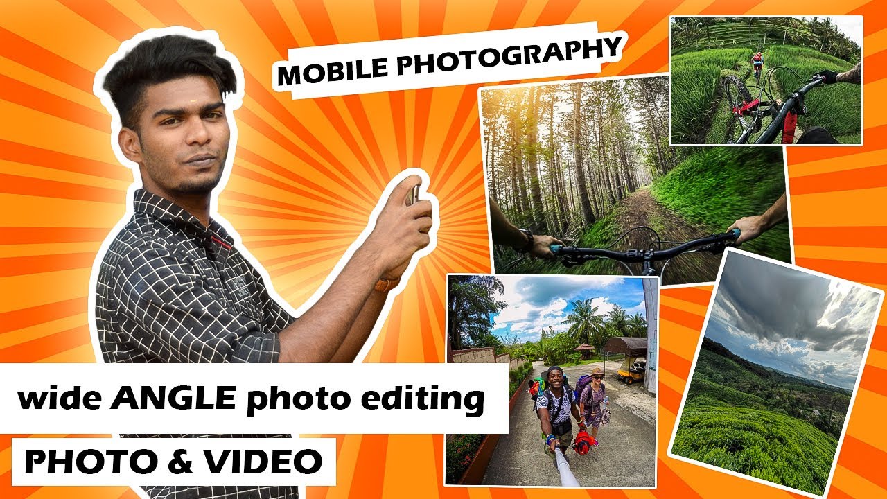 Wide angle PHOTO and VIDEO editing தமிழில் ‌| mobile wide angle photography videography tips |