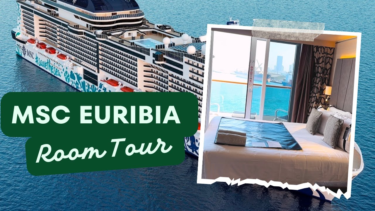 MSC Euribia Room Tour | Balcony Room Tour | Amenities & Views