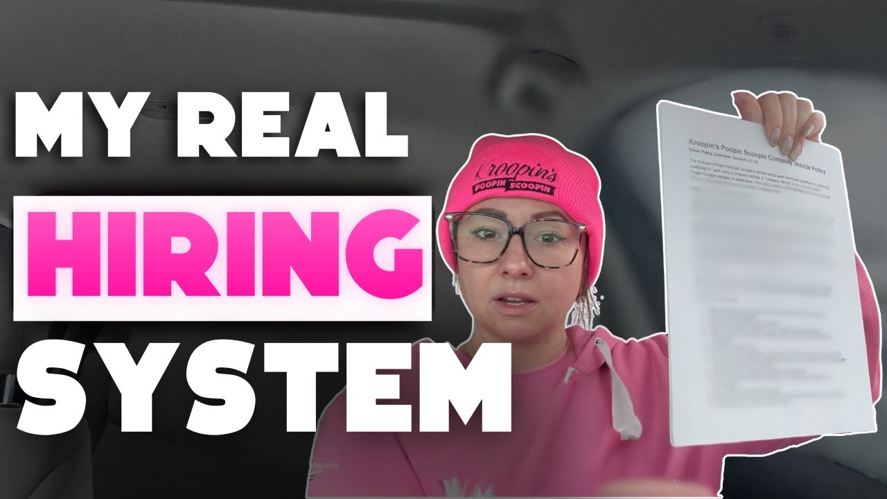 How I Hire & Onboard Employees in My Poop Scooping Business Real Process