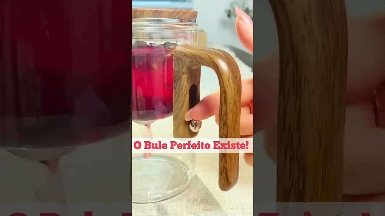 TeaMaker &ndash; Bule de Vidro com Infusor para Ch&aacute; Relaxante 🍵✨. #TeaMaker #Desestressar #BuleDeVidro