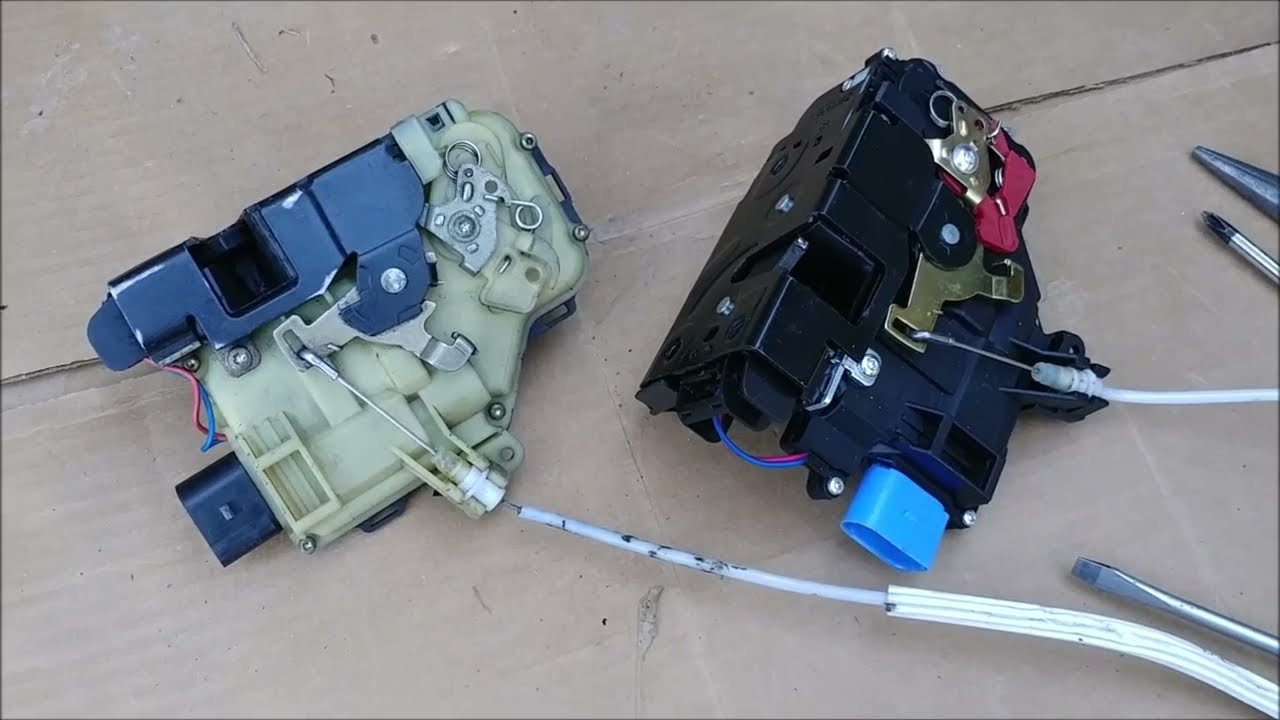 Porsche 986 (996 too) door latch removal and replacement.
