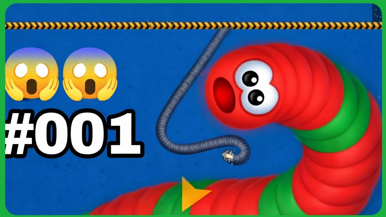#001 king WormZone Best gameplay No.1 King 👑#games #snake #wormszoneio #snakegame 