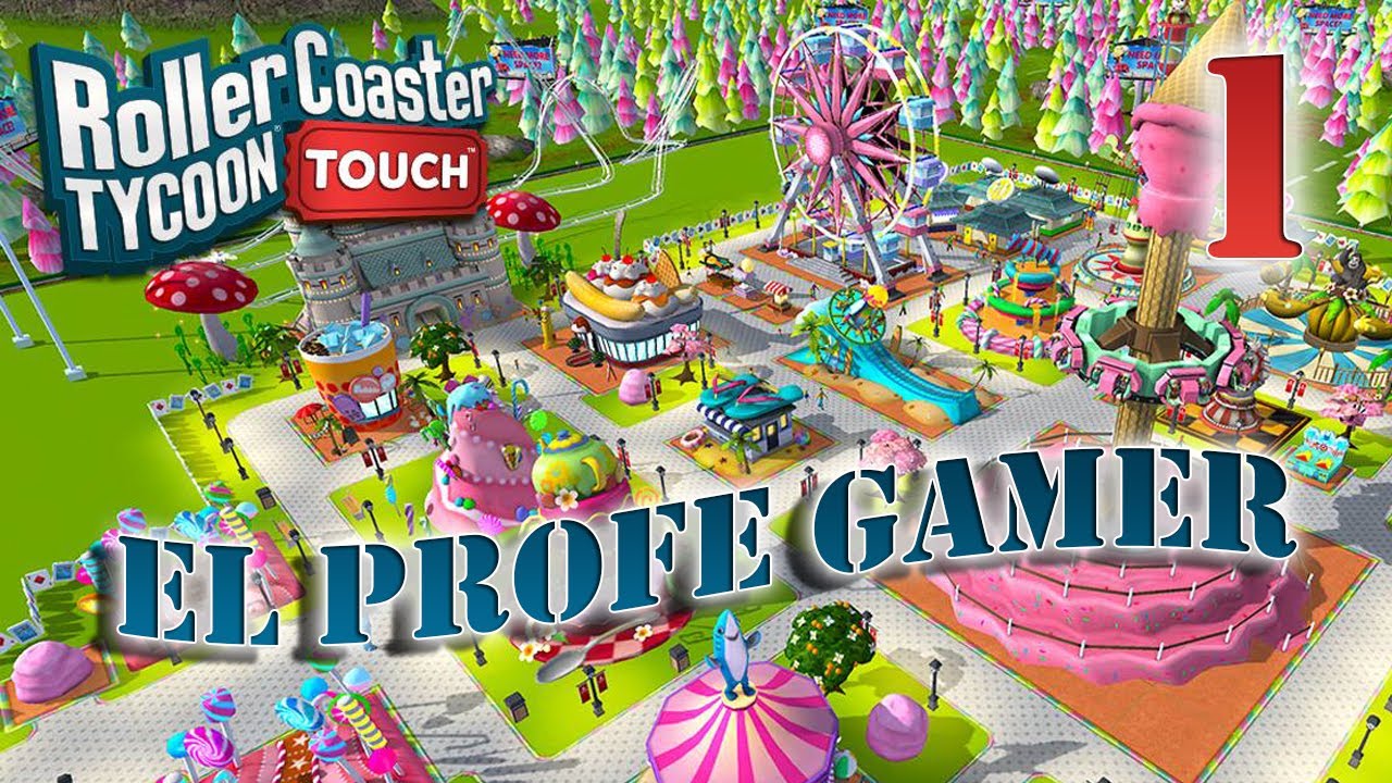 RollerCoaster Tycoon Touch - Gameplay Parte 1 - Nivel 1-6 (iOS, Android)