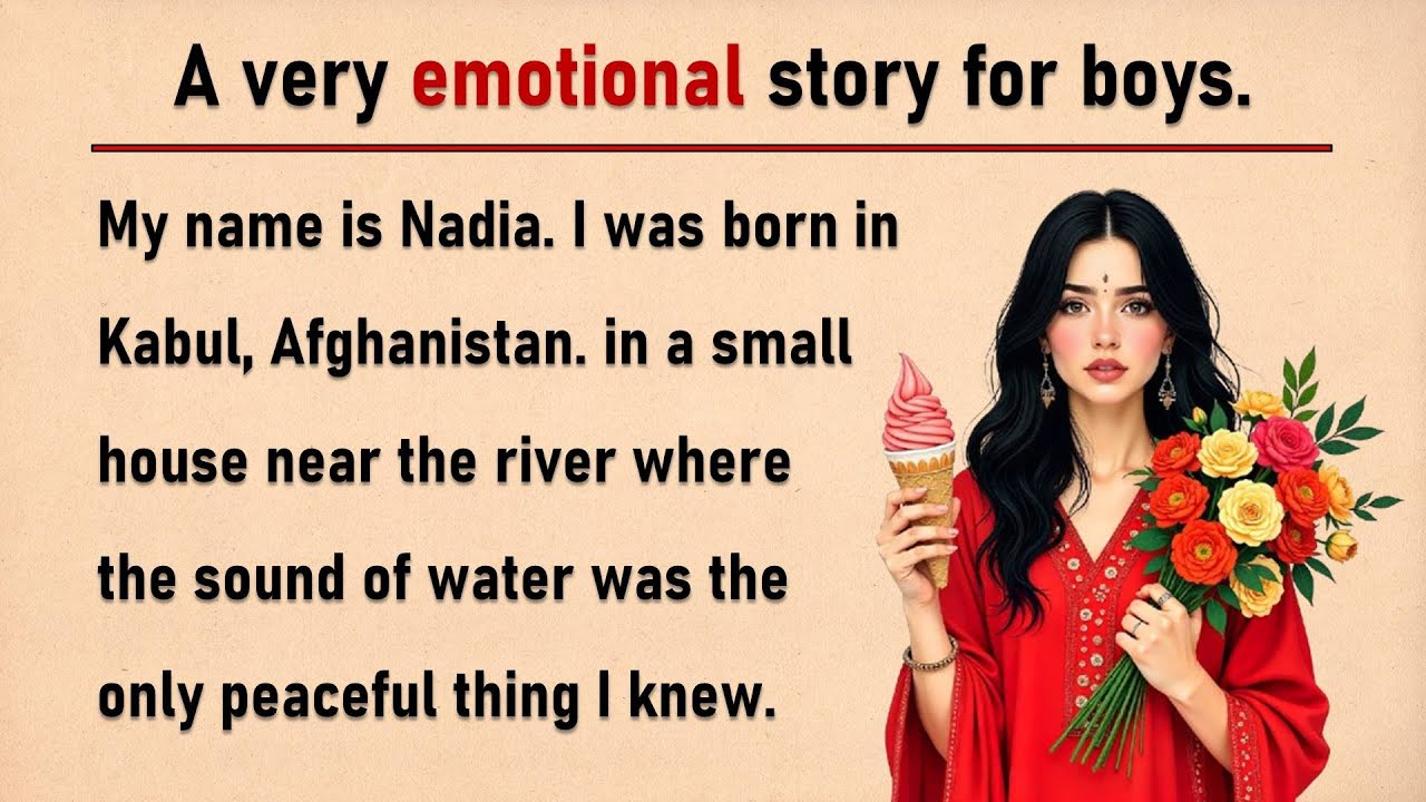 A very emotional story of an Afghan girl. (An English love story for beginners)