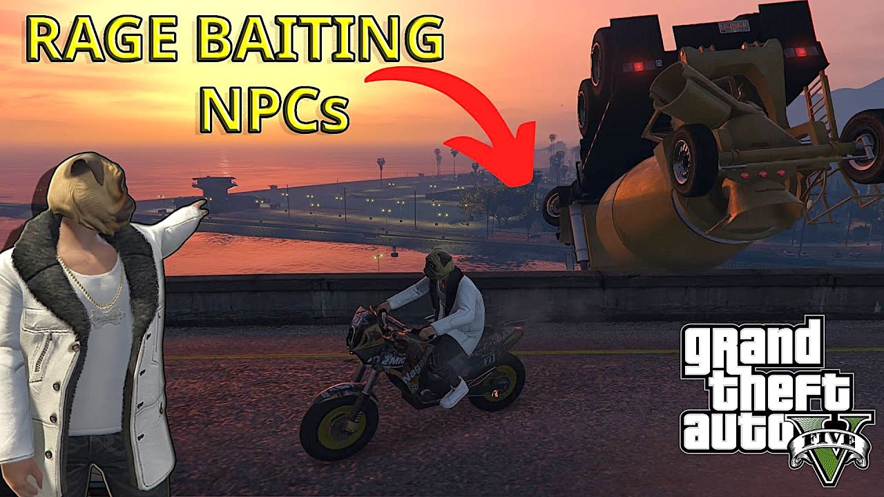 These GTA 5 NPCs had Enough After my RAGE BAITING