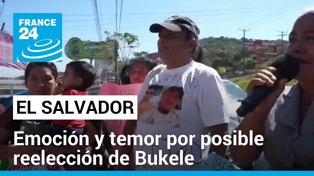 San Salvador, entre la emoción y el temor a otro mandato de Bukele • FRANCE 24 Español
