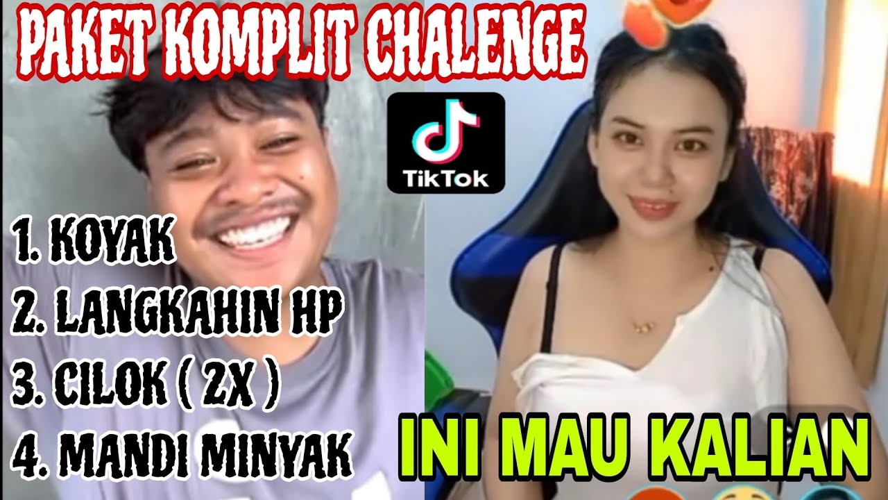 Davit Paus VS ICA🔥Full Challenge Bar Bar Koy*k + CLBK + Langk*h1n HP | Live Tiktok Terbaru Hari ini