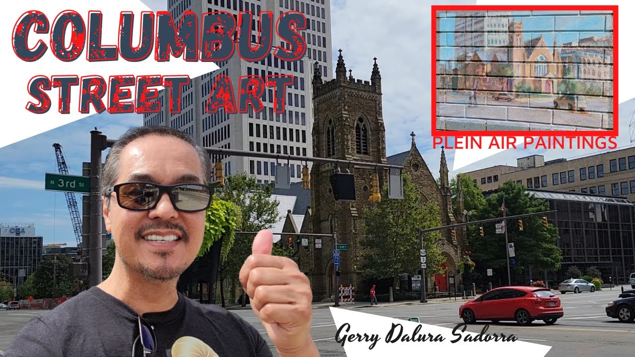 Columbus Street Art - Urban Plein-Air Paintings - Part 1