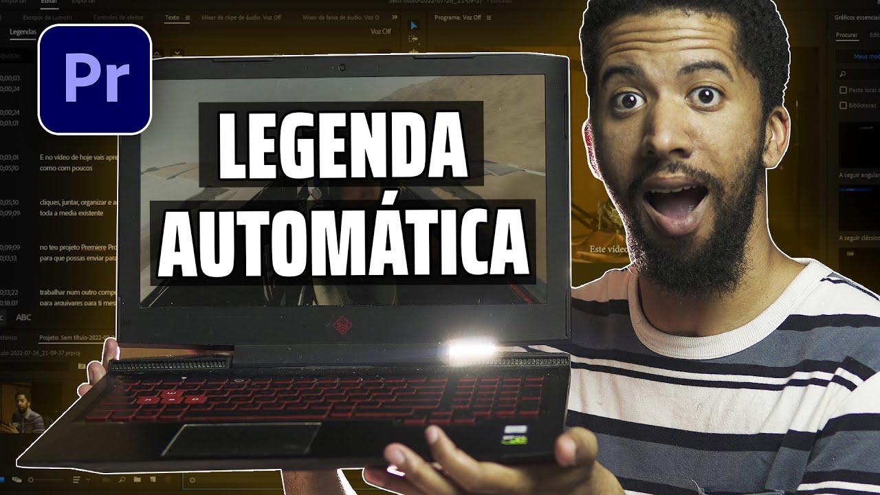 Como Legendar Vídeos Automaticamente NO PREMIERE PRO