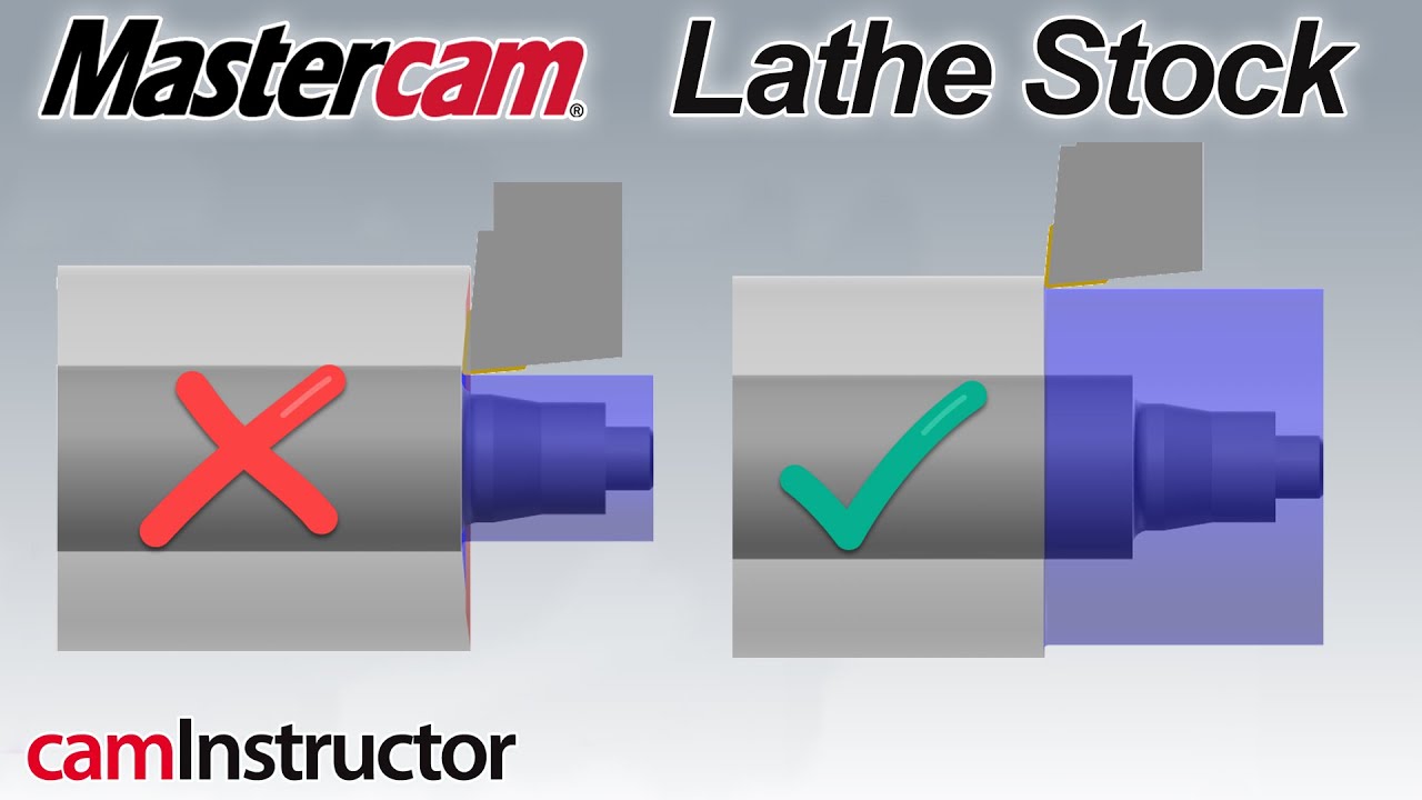 Mastercams Lathe Stock Recognition Setting to Save Your Tools