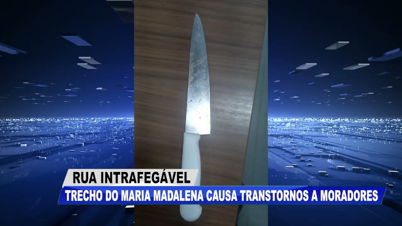 PRESO POR AMEA&Ccedil;AR IRM&Atilde; COM FACA