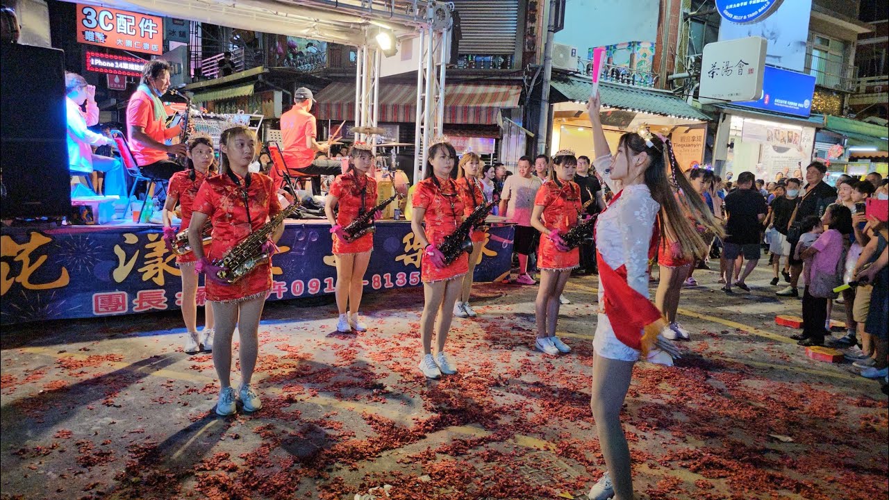 【台中花漾女子樂隊】~112大園仁壽宮慶贊中元值年田心里放水燈遶境