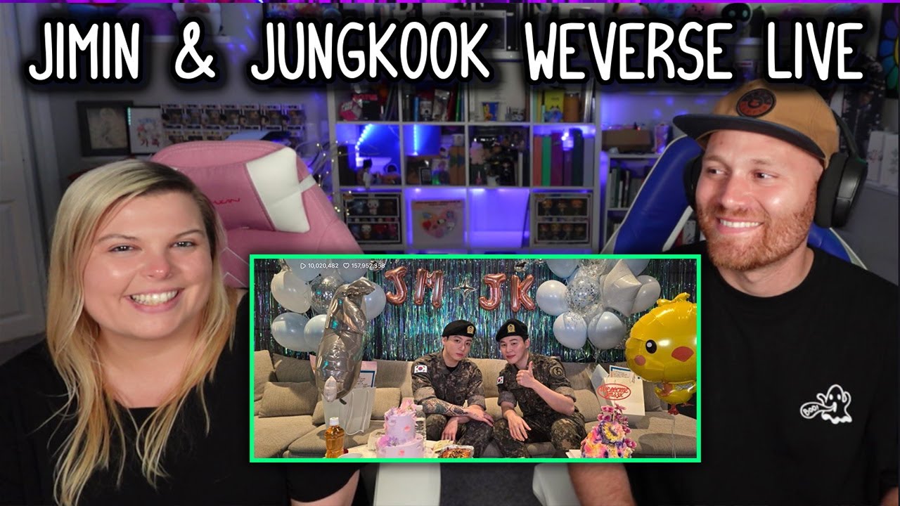 JUNGKOOK AND JIMIN FIRST WEVERSE LIVE AFTER MILITARY DISCHARGE ENG SUBS 6-11-2025 | Reaction