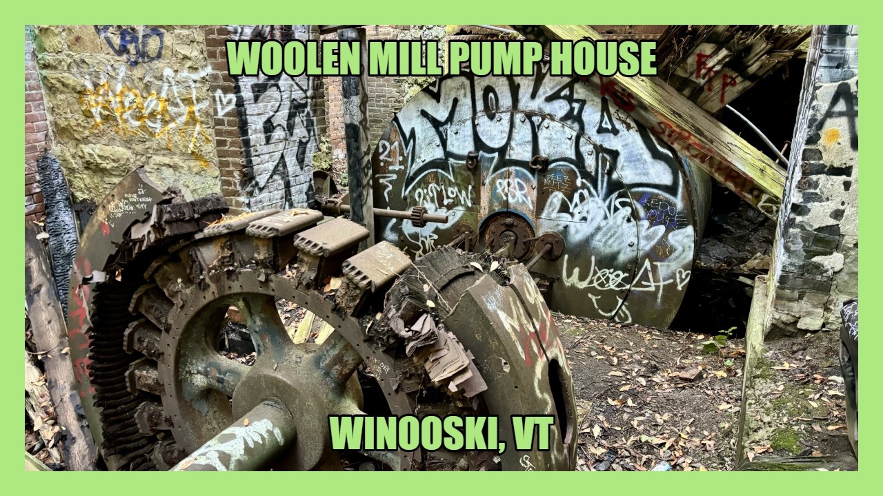 Exploring the ABANDONED Woolen Mill Pump House (Winooski, VT)