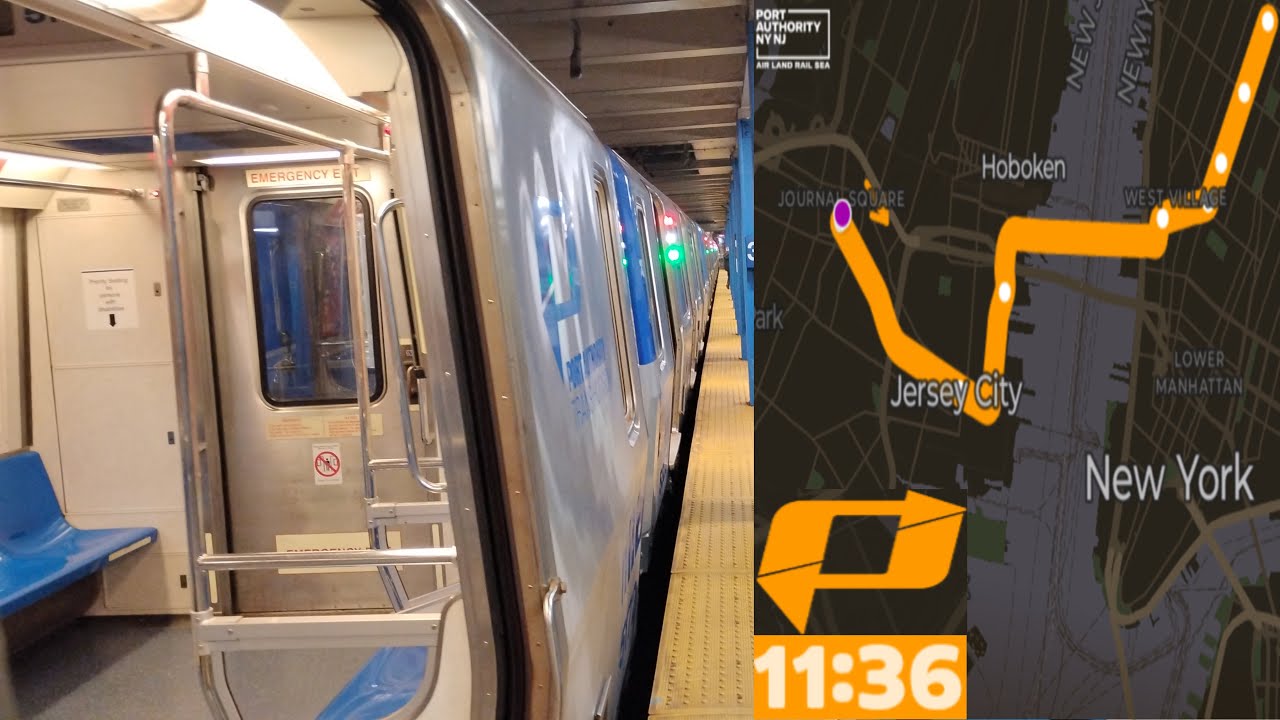 *[FULL RAILROAD JOURNEY!] The PATH Ride to West 33rd Street!