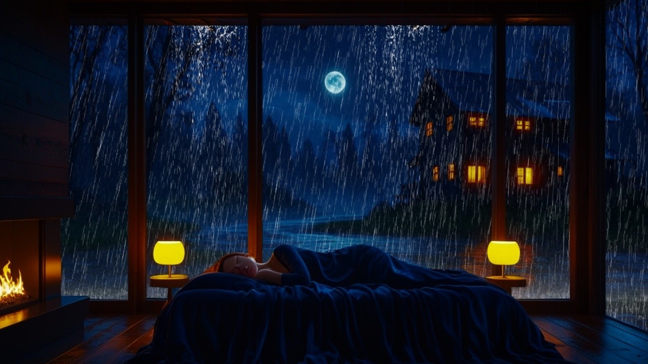 ASMR Rain on Tent for Sleep, Relaxation & Quiet Meditation All Night Long