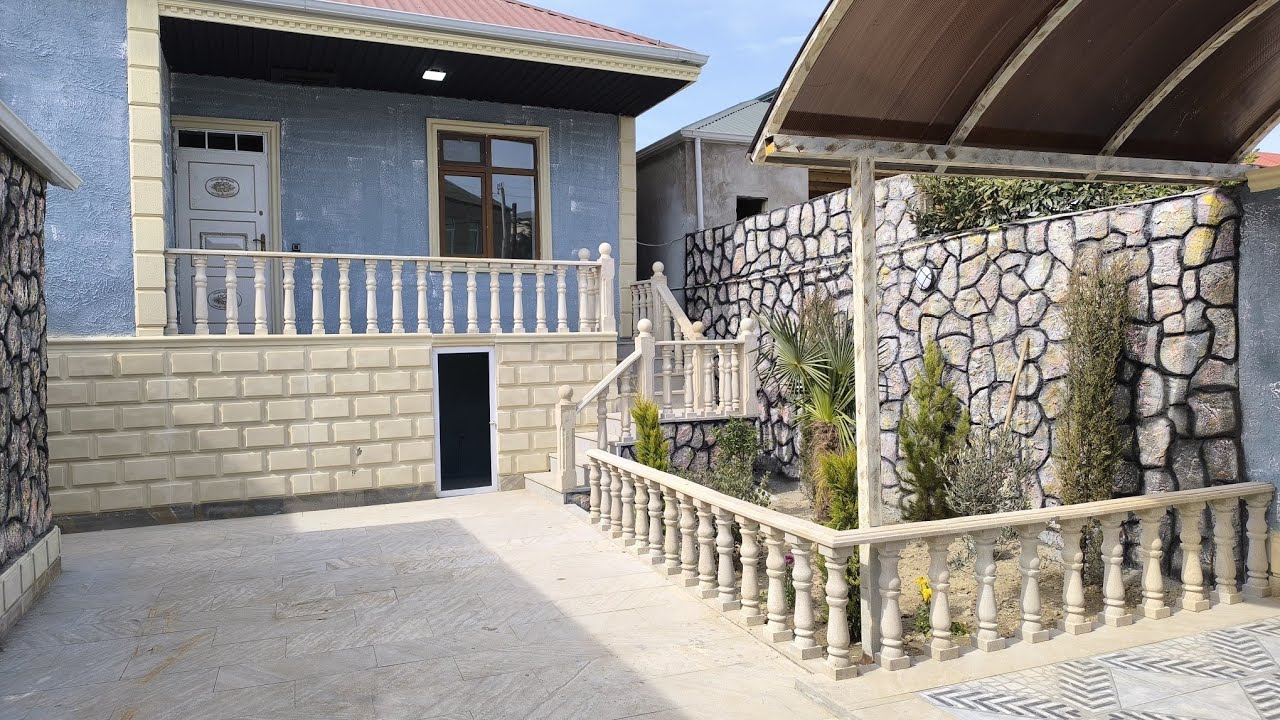 GÖZƏL HƏYƏT EVİ 👉 BİLƏCƏRİDƏ MƏKTƏBƏ YAXIN 3 GENİŞ OTAQLI KOD-1708 📞055.854.04.40 SAMİR