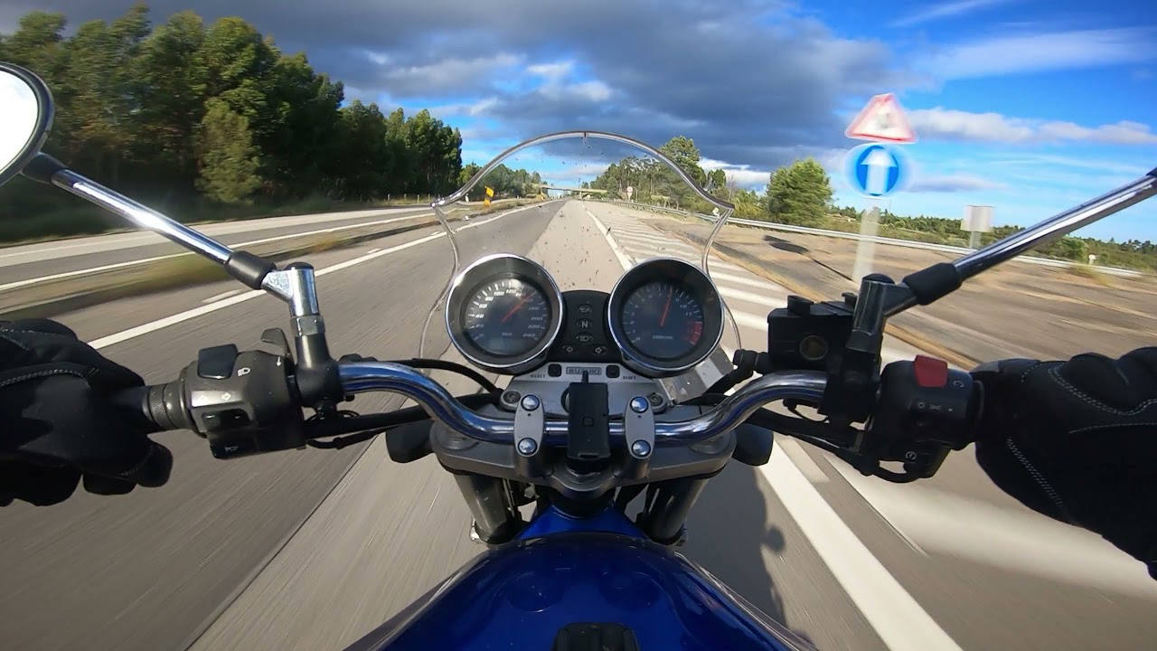 Suzuki Bandit (GSF 600) | My usual road in a more cinematic view (with pure engine sound)