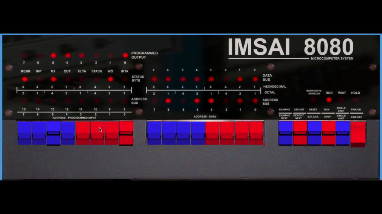 IMSAI 8080 Block the Bit